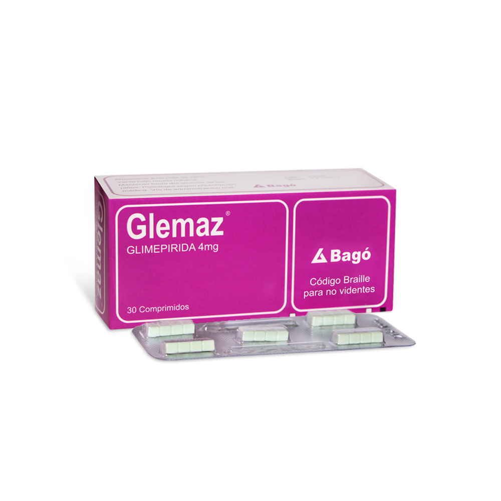 FARMACIA UNIVERSAL - Glemaz 4 mg x 5 Comprimidos
